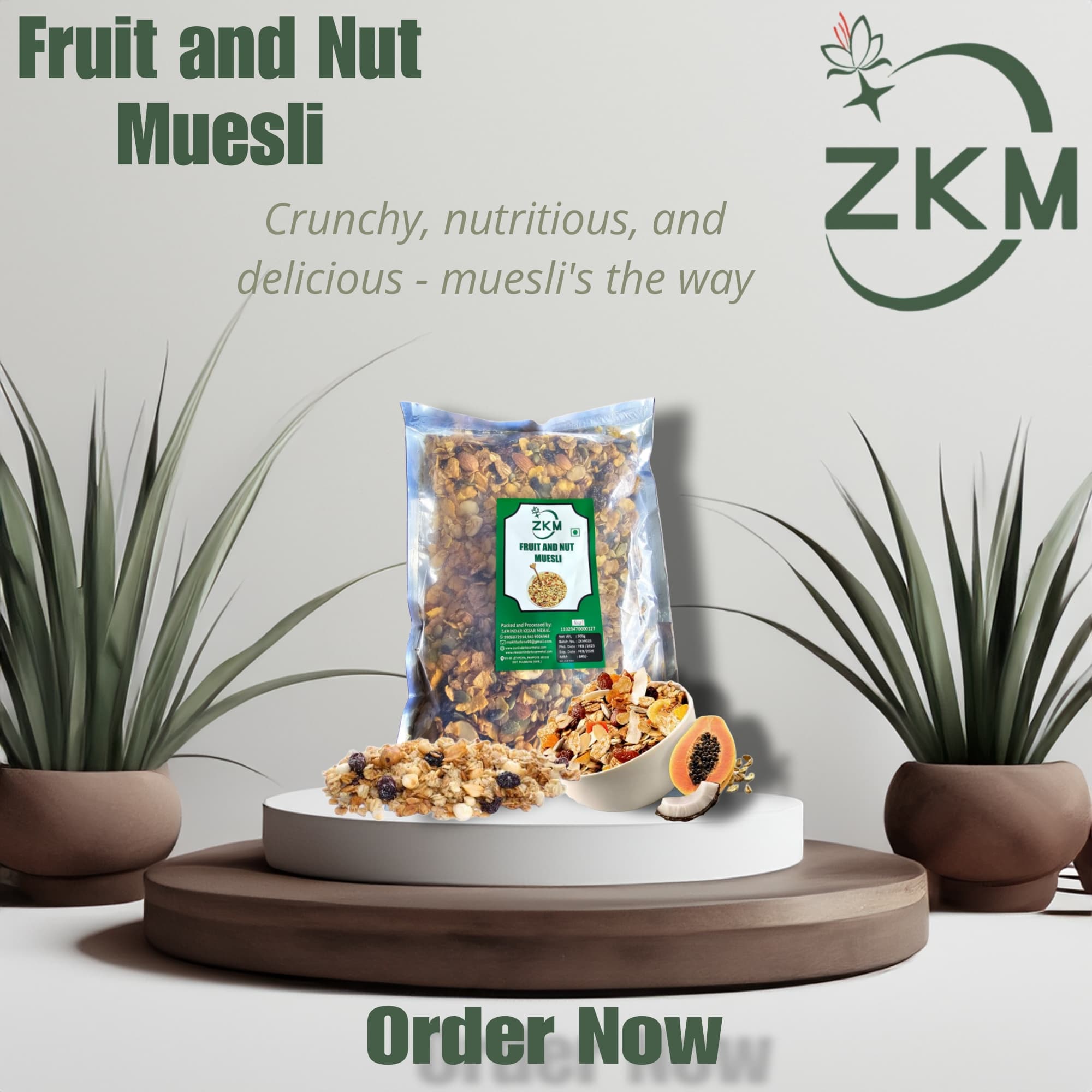 Fruit and Nut Muesli