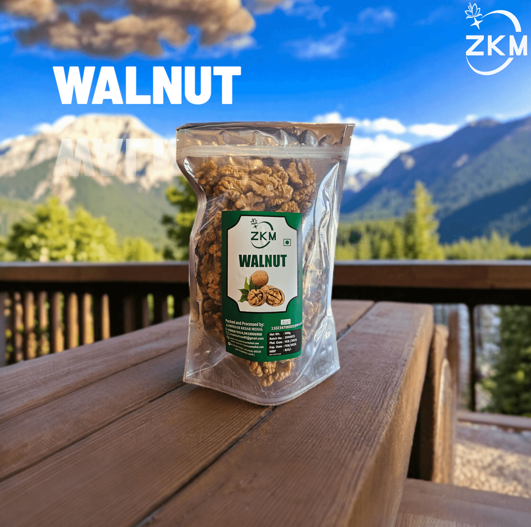 Kashmiri Walnut Giri – Premium Organic Akhrot Giri